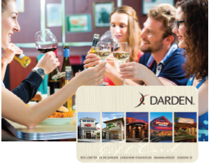 Receive a Darden Restaurant Gift Card